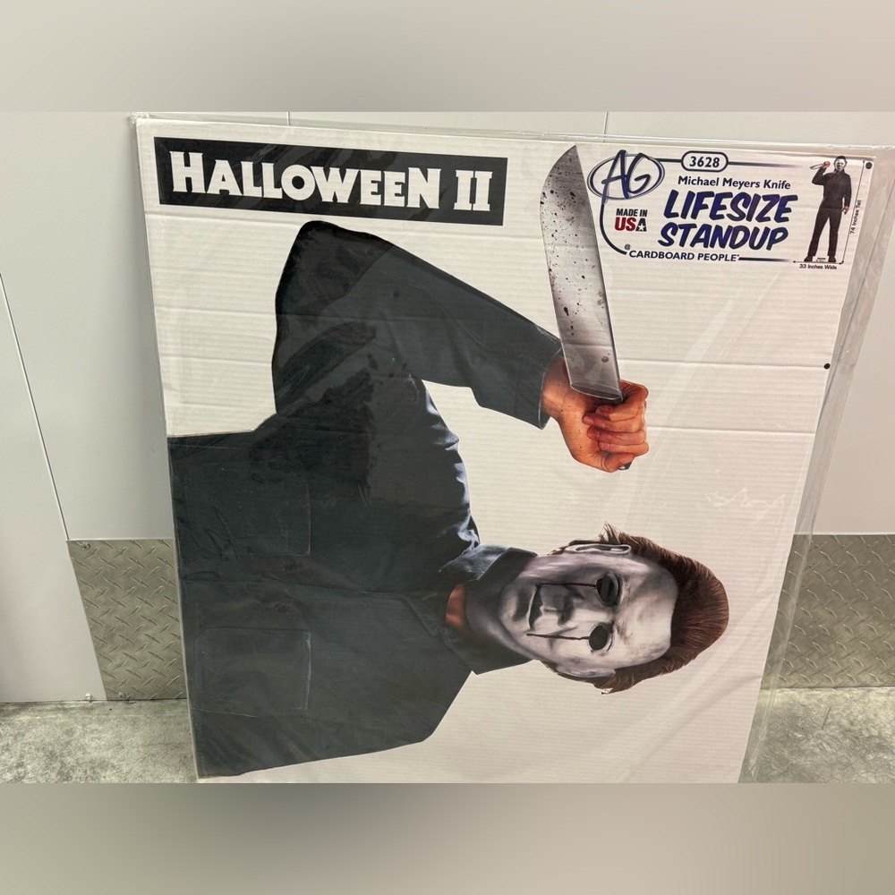 Michael Myers Boogeyman Horror Halloween II Lifesize Standee Stand Up New USA